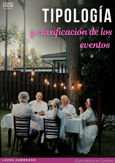 Tipología y clasificación de los eventos